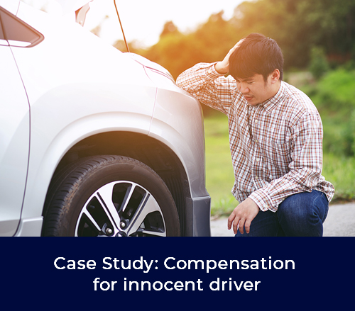 car crash claim, car accident claim, personal injury compensation case study