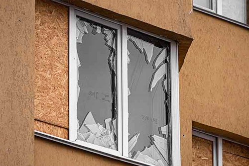 broken windows disrepair in rented property